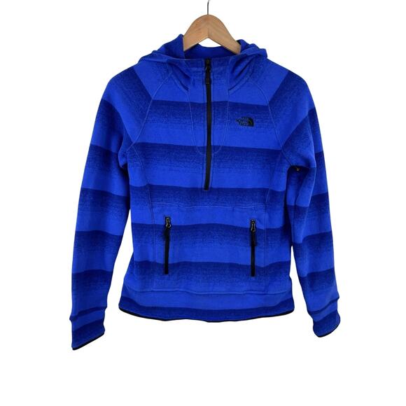The North Face Tops - The North Face Blue Polartec Fleece Half Zip Women's S Outdoor Gorpcore
